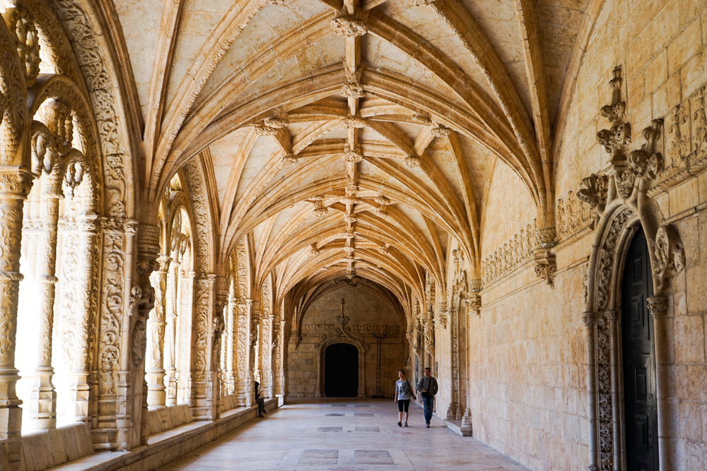 Beautiful two tier space to walk around in the cloisters