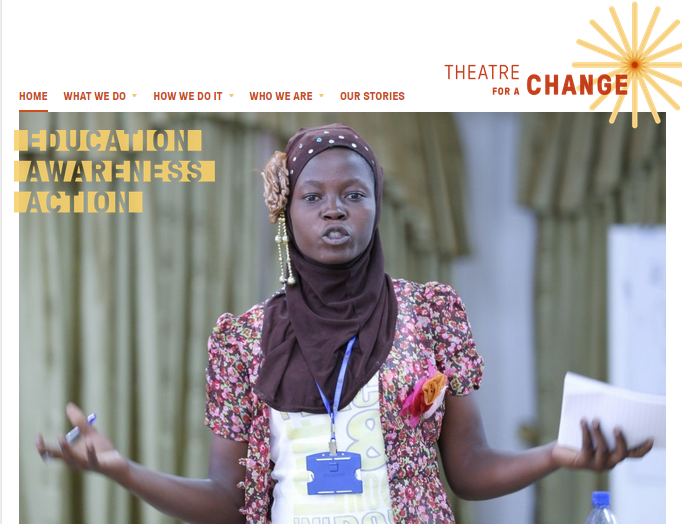 Theatre for a Change website