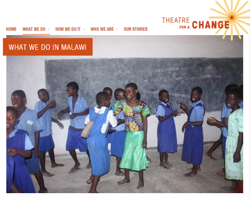 Theatre for a Change - programmes in Malawi