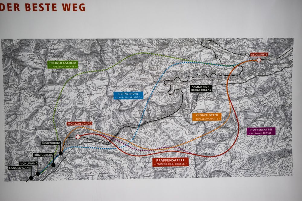 The new Semmering Base Tunnel, 27 km long due to complete in 2026 